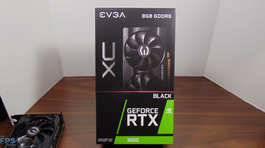 EVGA GeForce RTX 3050 XC BLACK GAMING box front