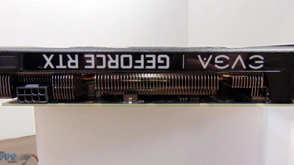 EVGA GeForce RTX 3050 XC BLACK GAMING video card top view