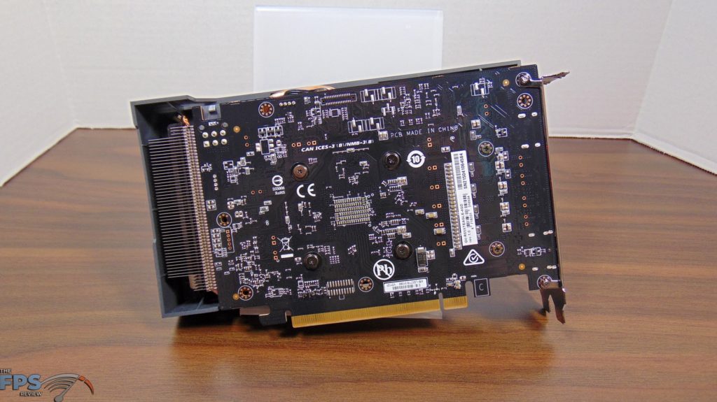 GIGABYTE Radeon RX 6500 XT EAGLE 4G video card back view