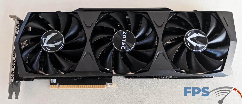 ZOTAC GAMING GeForce RTX 3090 Trinity Front of Video Card