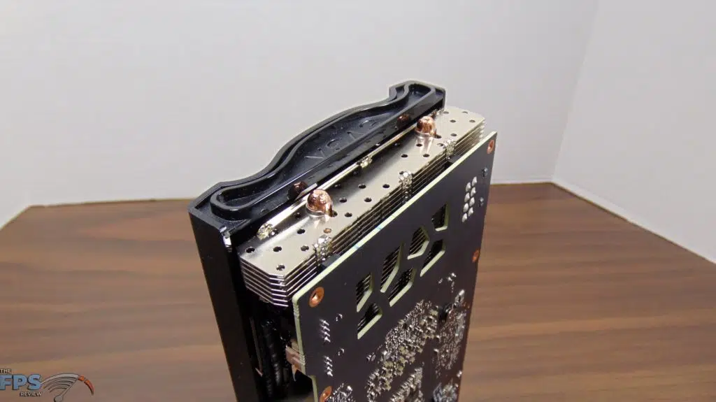 EVGA GeForce RTX 3050 XC BLACK GAMING video card rear view