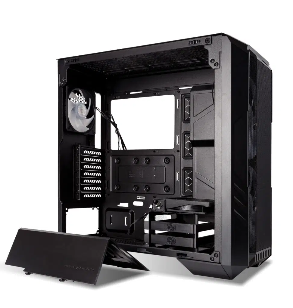 Cooler Master HAF 500 Case Side View Inside Case