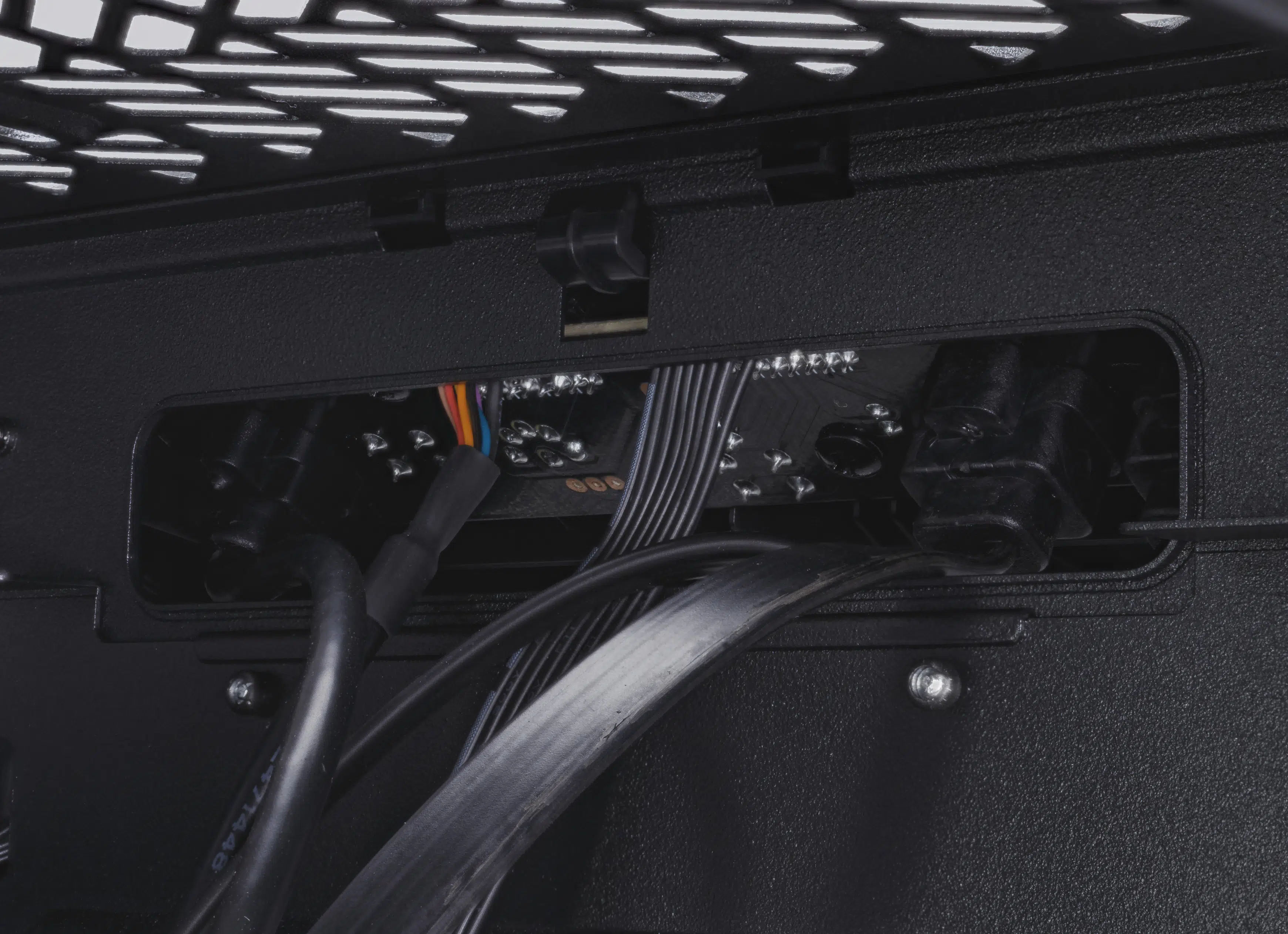 Cooler Master HAF 500 Case Inside Front of Case I/O Panel