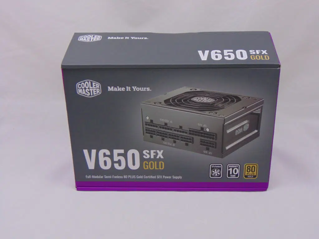 Cooler Master V650 SFX GOLD box front