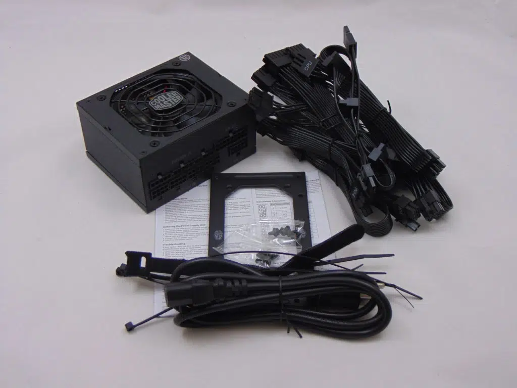 Cooler Master V650 SFX GOLD contents out of box