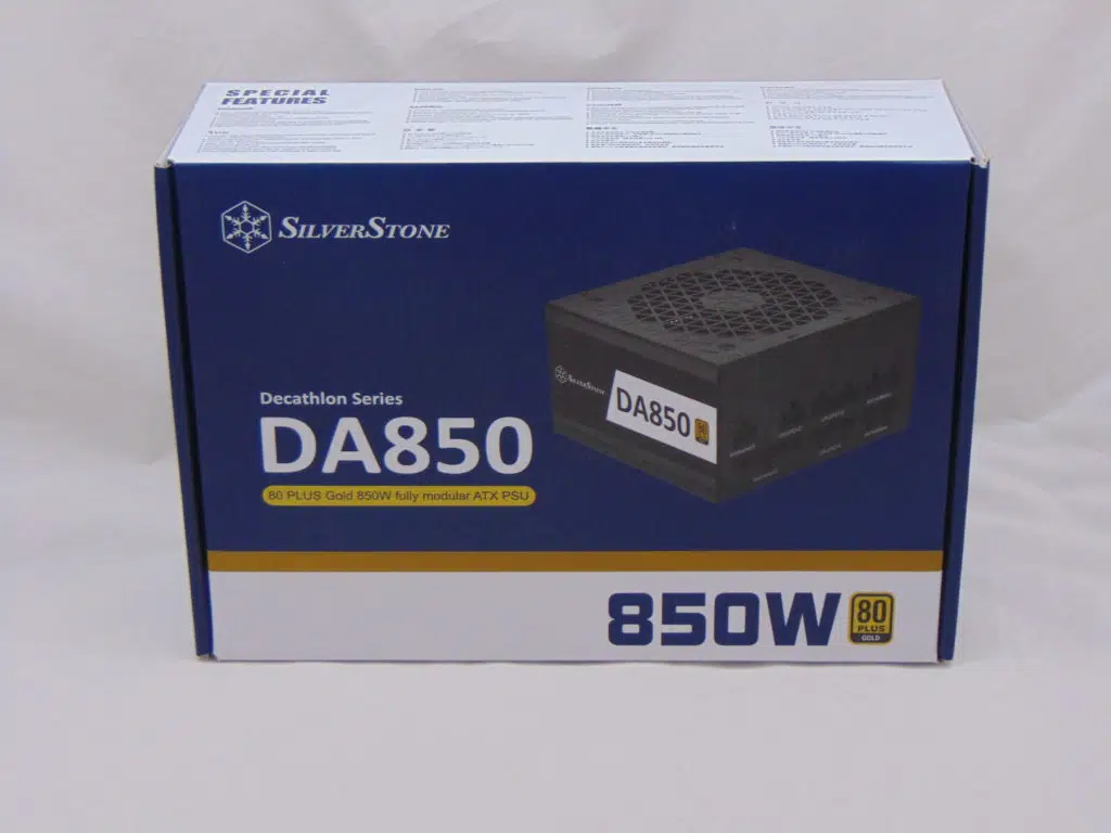 SilverStone DA850 Gold box front
