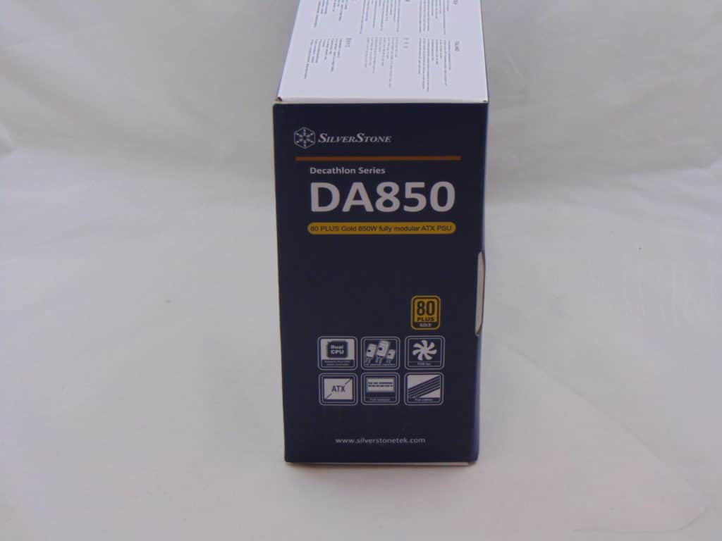 SilverStone DA850 Gold box side