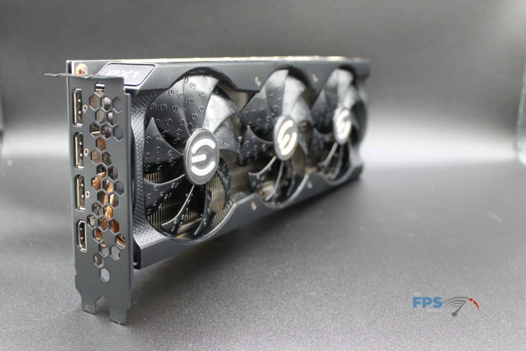 EVGA GeForce RTX 3070 Ti XC3 ULTRA GAMING right front angle view