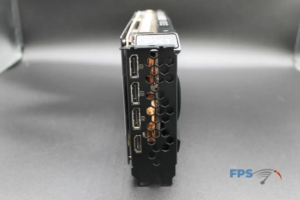 EVGA GeForce RTX 3070 Ti XC3 ULTRA GAMING connector view