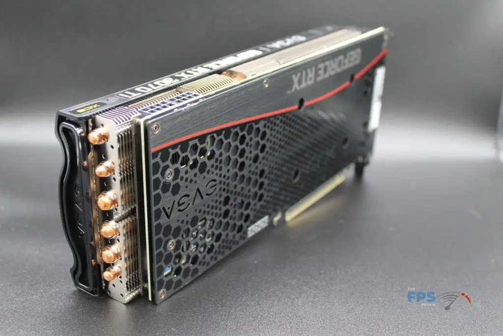 EVGA GeForce RTX 3070 Ti XC3 ULTRA GAMING back left angle view
