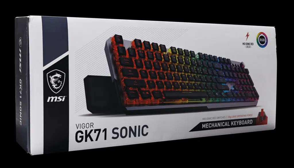 MSI Vigor GK71 Sonic box front