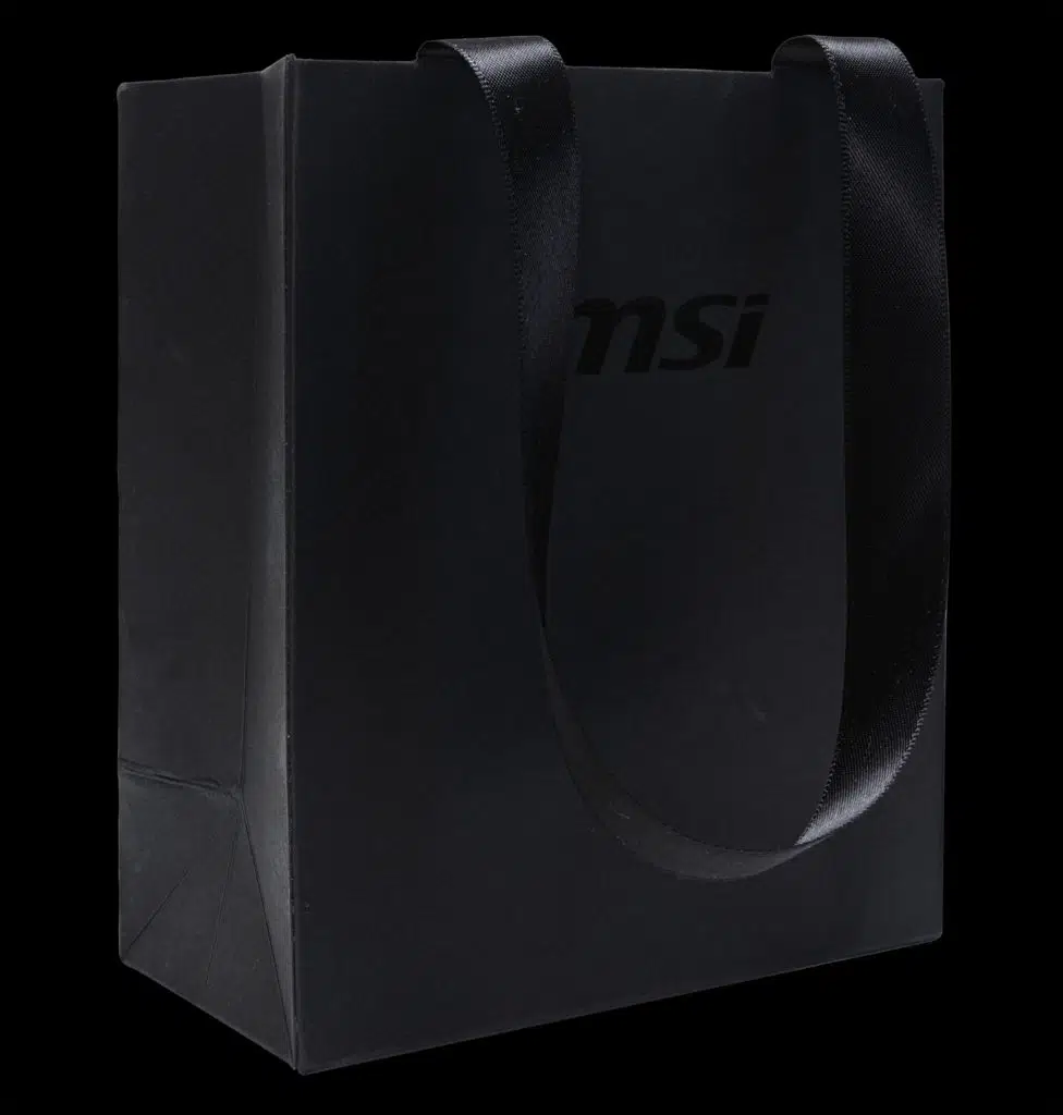 MSI Vigor GK71 Sonic gift bag