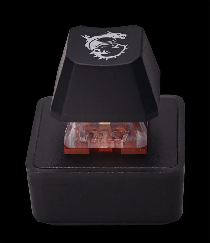 MSI Vigor GK71 Sonic keyring key close