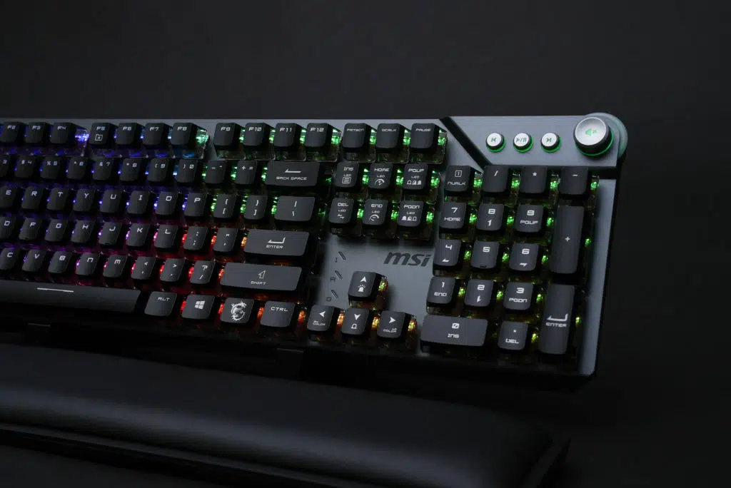 MSI Vigor GK71 Sonic Right 75% with Wristrest