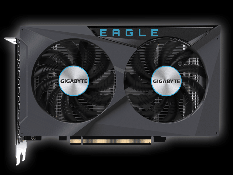 GIGABYTE Radeon RX 6500 XT EAGLE 4G video card front view