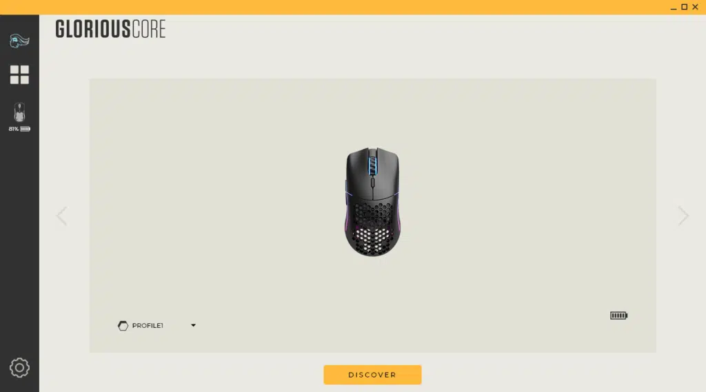 Glorious Core landing page
