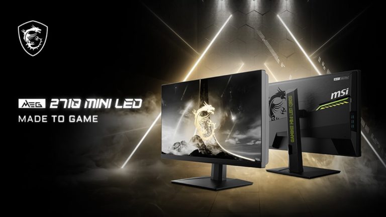 MSI Announces World’s First 27-Inch 300 Hz Rapid IPS Mini LED Monitor