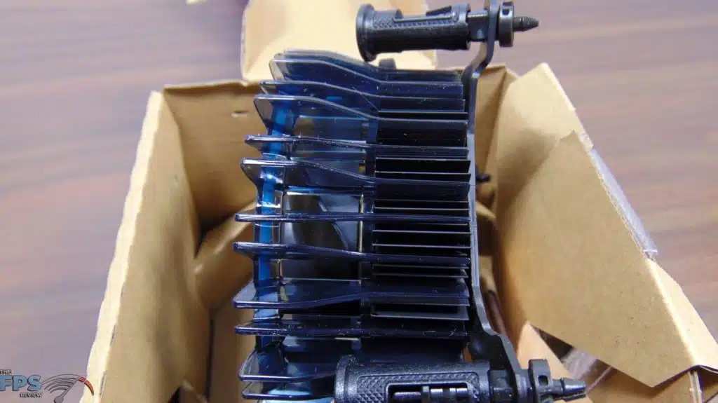 Intel Core i5-12400 included air-cooler thermal solution side view angled