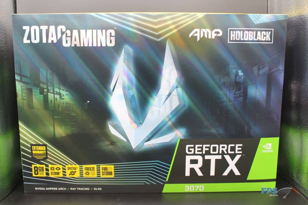 ZOTAC GAMING GeForce RTX 3070 AMP Holo box front