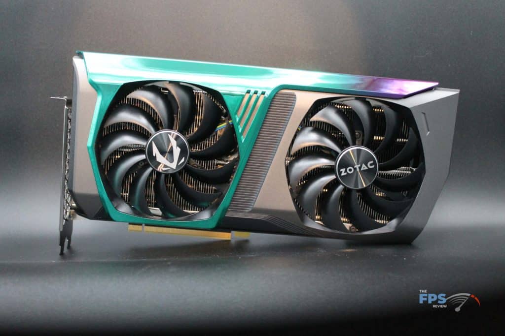 ZOTAC GAMING GeForce RTX 3070 AMP Holo straight on view