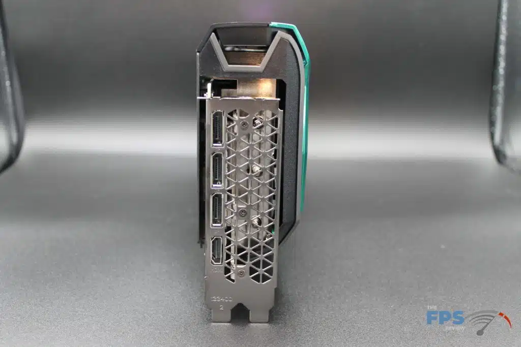 ZOTAC GAMING GeForce RTX 3070 AMP Holo IO port view