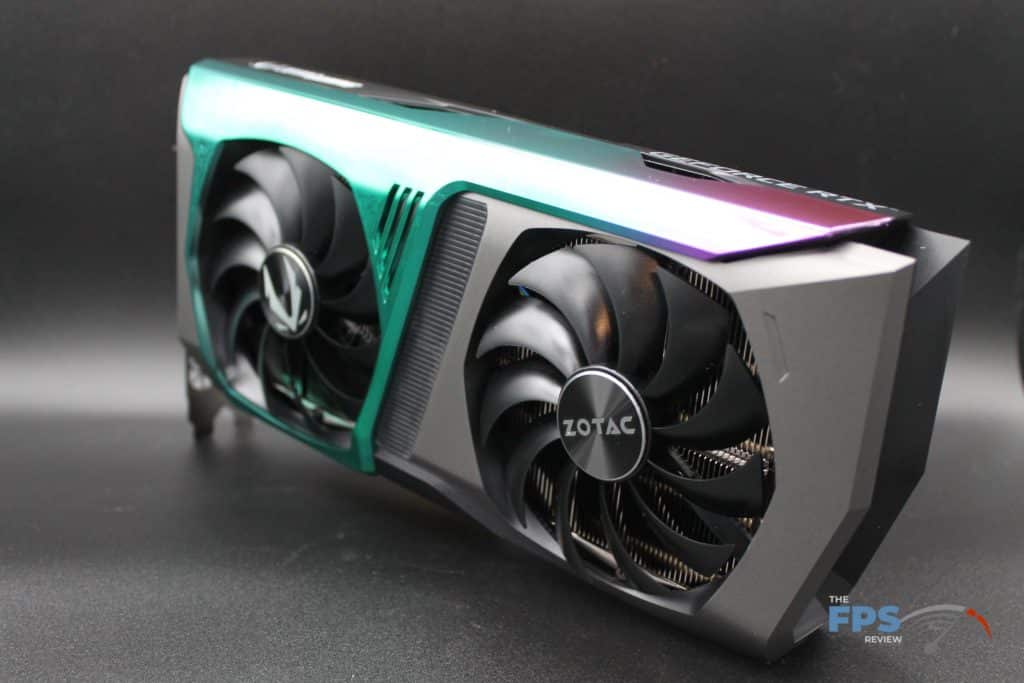 ZOTAC GAMING GeForce RTX 3070 AMP Holo rear rotate front view