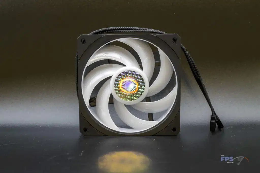 Cooler Master MASTERLIQUID PL360 FLUX fan front