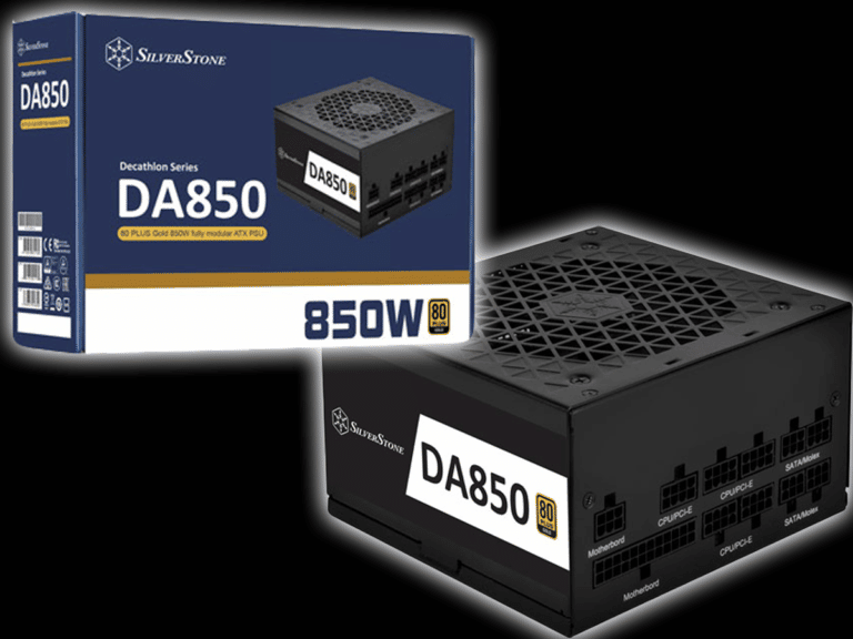SilverStone DA850 Gold 850W Power Supply and Box