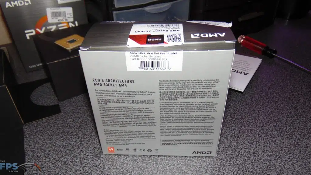 AMD Ryzen 7 5700G Back Back