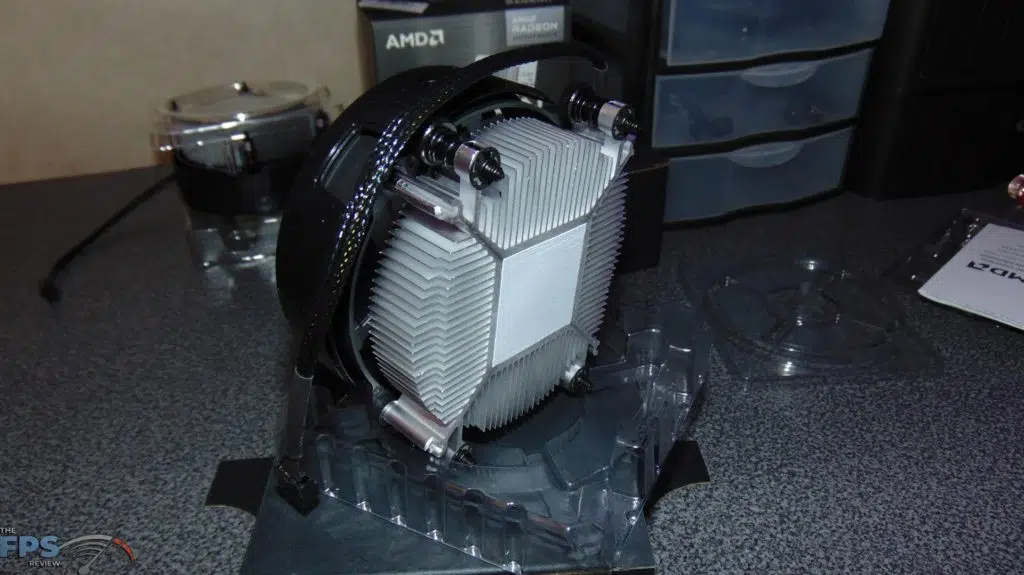 AMD Ryzen 7 5700G Heatsink and Fan side view