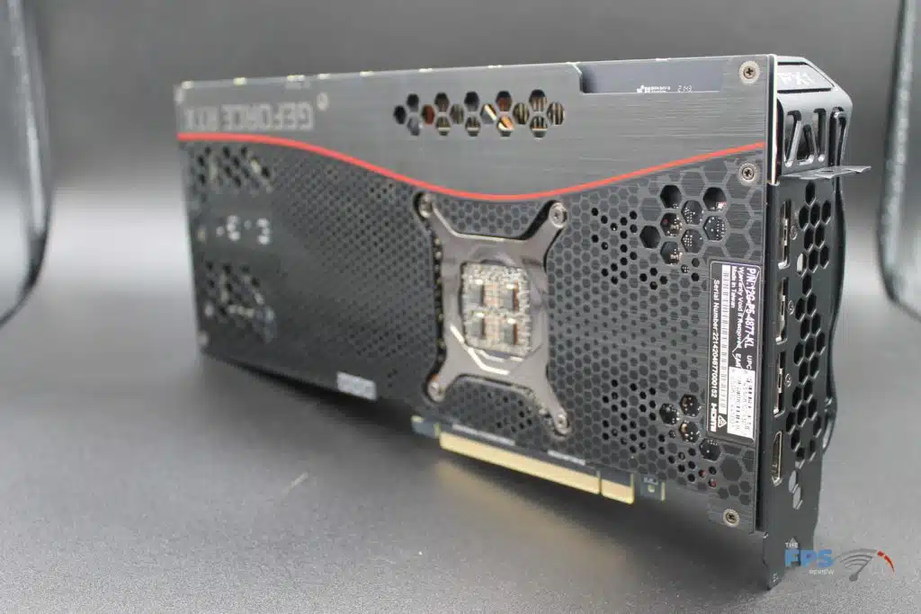 EVGA GeForce RTX 3080 12GB FTW3 ULTRA GAMING rear angle