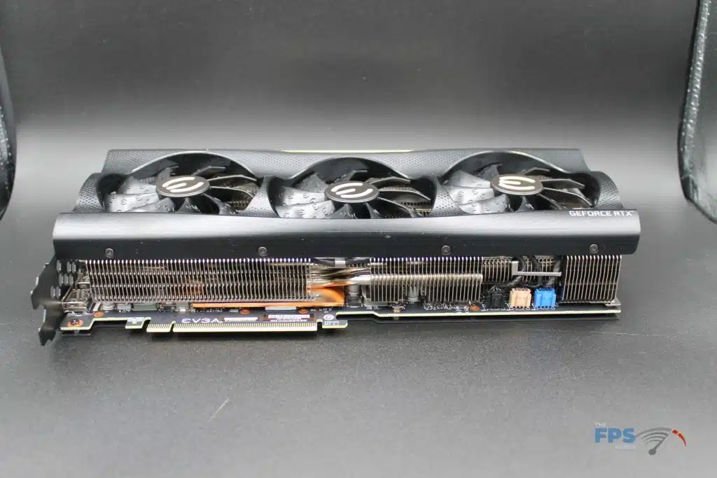 EVGA GeForce RTX 3080 12GB FTW3 ULTRA GAMING bottom of card