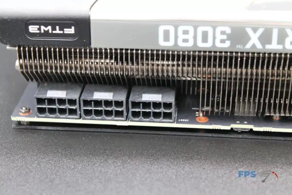 EVGA GeForce RTX 3080 12GB FTW3 ULTRA GAMING power connections