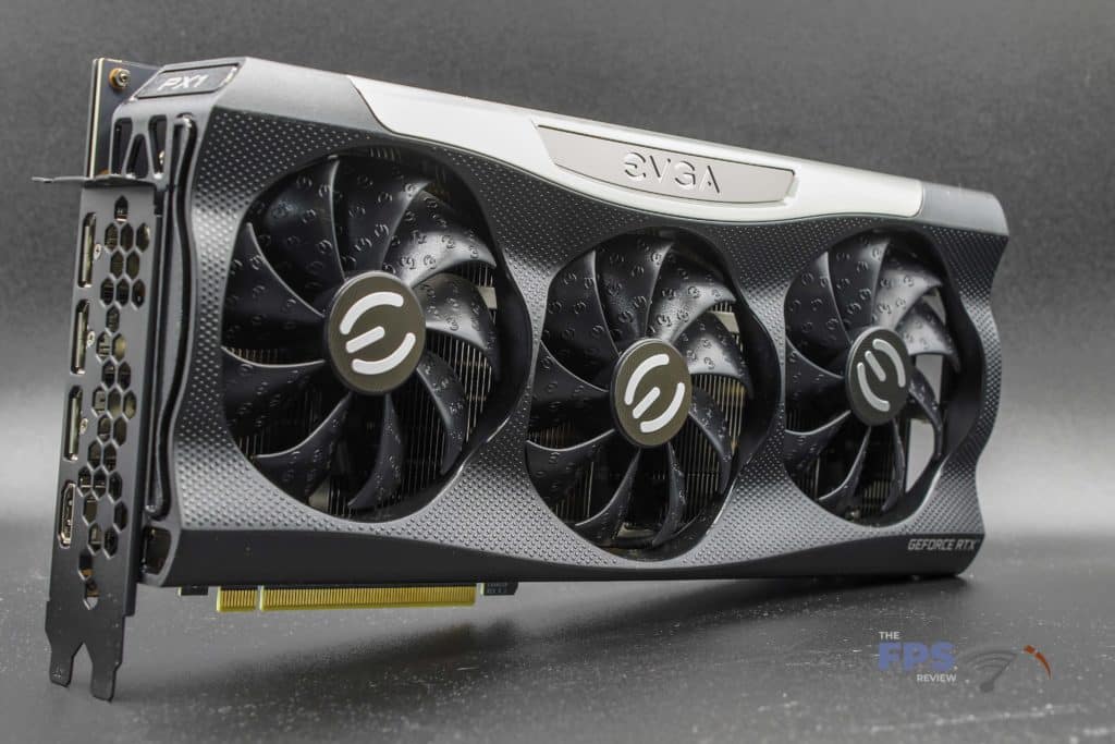 EVGA GeForce RTX 3080 Ti FTW3 ULTRA GAMING front angle view