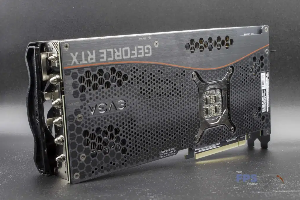 EVGA GeForce RTX 3080 Ti FTW3 ULTRA GAMING rear angle view