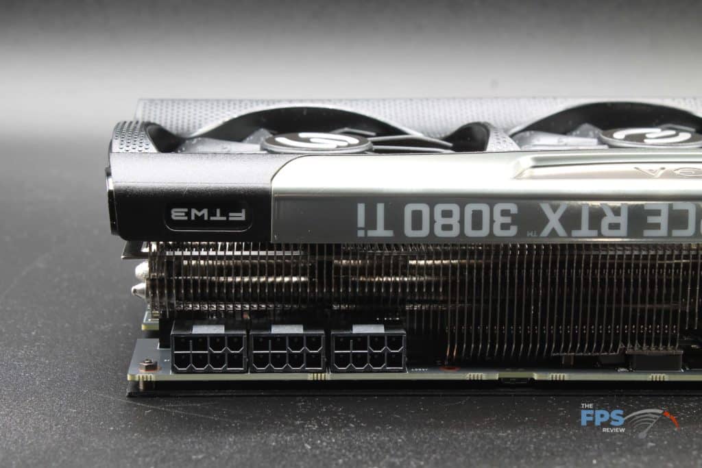 EVGA GeForce RTX 3080 Ti FTW3 ULTRA GAMING power connector view
