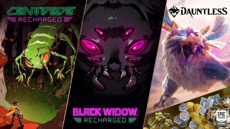 Black Widow: Recharged and Centipede: Recharged Are Free on the Epic Games Store