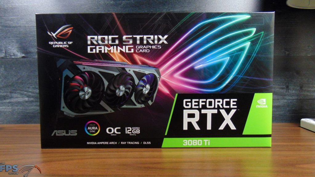 ASUS ROG STRIX GeForce RTX 3080 Ti O12G GAMING video card box front