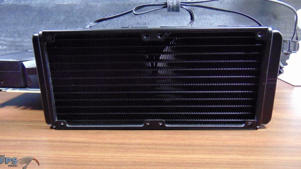 ASUS ROG STRIX LC RTX 3080 Ti O12G GAMING video card radiator back side
