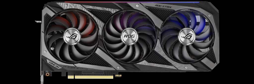 ASUS ROG STRIX GeForce RTX 3080 Ti O12G GAMING video card front view