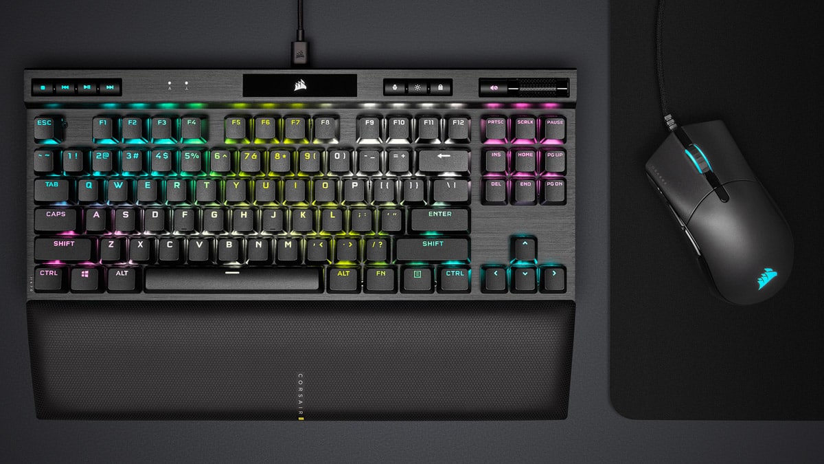 Corsair Launches K70 RGB TKL Optical-Mechanical Gaming Keyboard