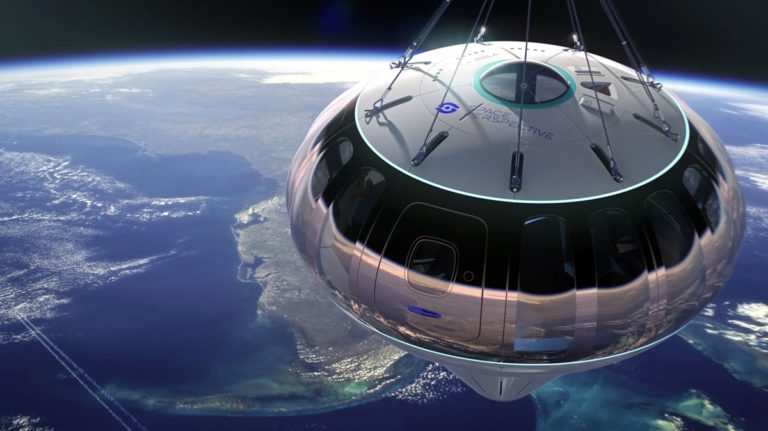 Luxury Space Balloon Ride Includes Bathroom with Stunning Views For $125,000