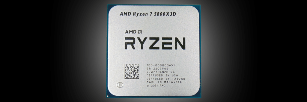 AMD Ryzen 7 5800X3D CPU Top View
