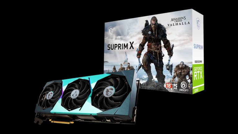 MSI Launches GeForce RTX 3080 SUPRIM X 10G LHR Assassin’s Creed Valhalla Edition Graphics Card