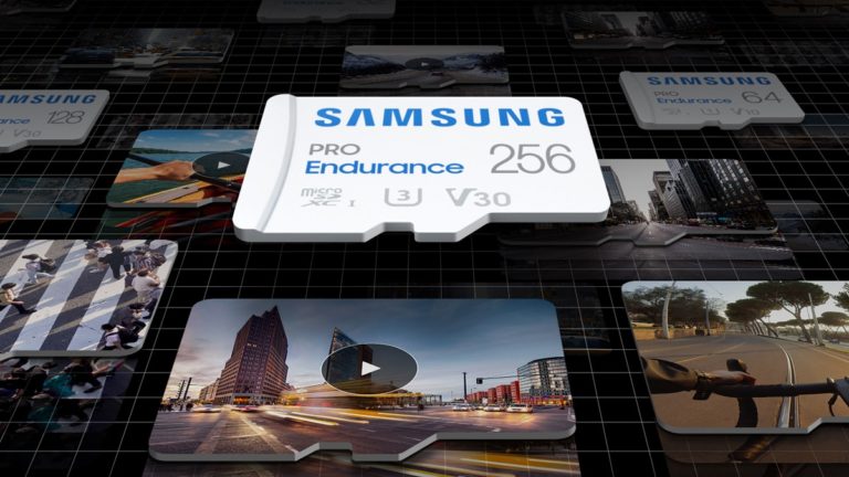 Samsung Announces New PRO Endurance microSD Cards with 16 Years of Continuous Recording Time