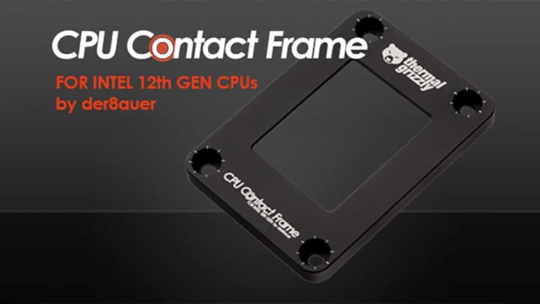 Thermal Grizzly’s Contact Frame Can Reduce Core i9-12900K Temps by Up to 10°C