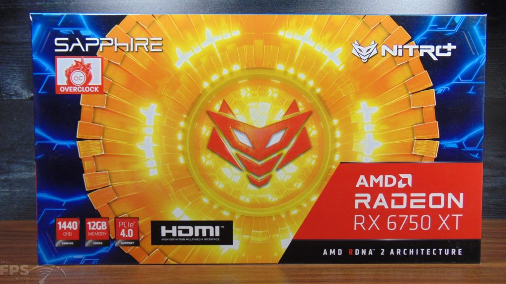 SAPPHIRE NITRO+ AMD Radeon RX 6700 XT GAMING OC Video Card Box Front