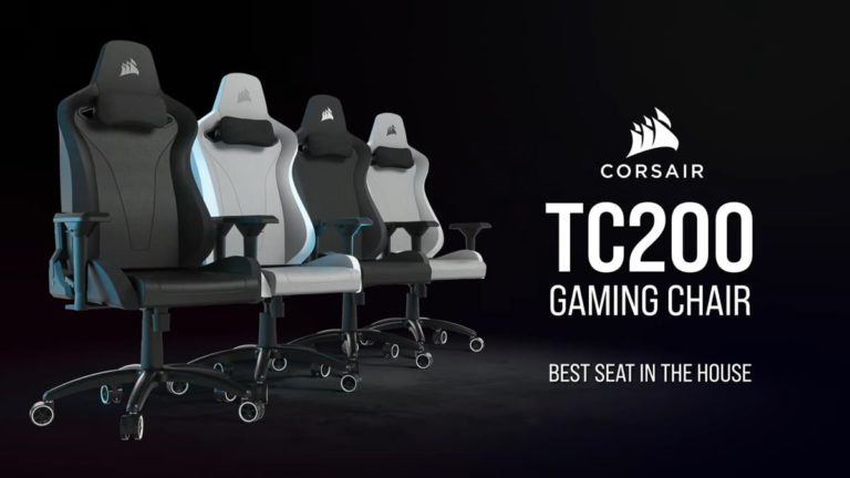 Corsair Launches New TC200 Fabric and Leatherette Gaming Chairs with Racing-Inspired Design