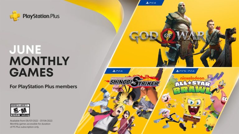 God of War Headlines PlayStation Plus Monthly Games for June 2022