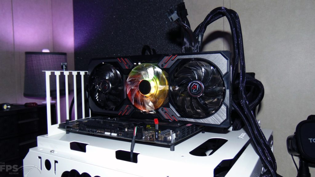 ASRock Radeon RX 6750 XT Phantom Gaming D Installed in Computer RGB